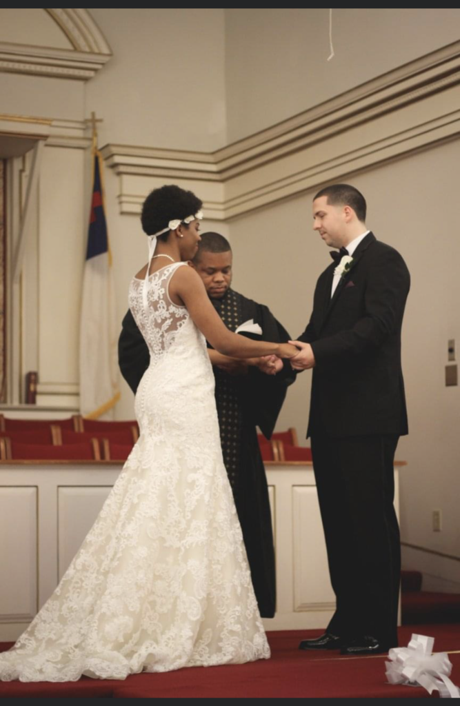 Wedding photo husband and wife